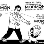 Mitt Romney as Mormon trying to convince Voters