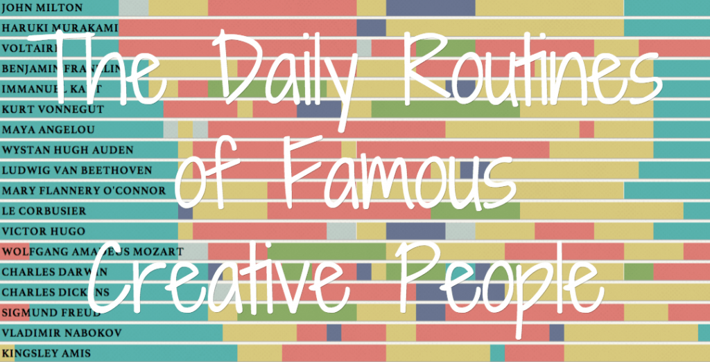 The Daily Routines of Famous Creative People