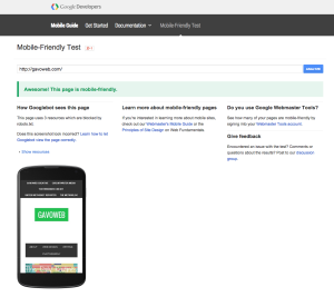 Google Mobile Friendly Search Results